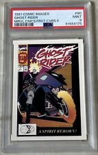 1991 Comic Images Ghost Rider #80 Marvel Comics First Covers II PSA 9 picture