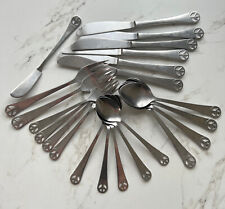  Vintage 1971 Oxford Hall Peace Sign silverware/spoons,knives,knives 21 pieces  picture