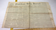 Fort Sumpter Civil War STARTS Providence Daily Journal March 12, 1861 newspaper picture