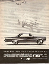 1964 Ford  Comet Cyclone Vintage Magazine Ad     Automobile picture