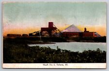 Mine Shaft No. 2 Toluca Illinois IL 1916 Postcard picture