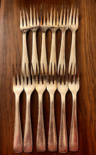 Silver Fish Fork Set Ercuis 60 VTG Made In France 7