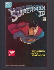 SUPERMAN III 3 MOVIE ADAPTATION (7 Up Variant, Christopher Reeve Cover) VF- 1983 picture