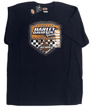 NWT HARLEY-DAVIDSON RACING Black S/Sl T-Shirt-El Paso TX-Size Large picture