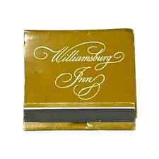 Williamsburg Inn Williamsburg Virginia Vintage Matchbook picture