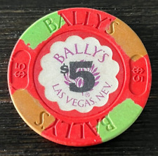 Bally’s Hotel Casino The Strip Las Vegas NV $5 Casino Chip Obsolete picture