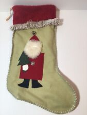 Woof And Poof Christmas Stocking~  Santa picture