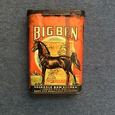 Vintage Big Ben Specimen Empty Vertical Pocket Tobacco picture