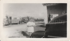 CAR GIRL Found Photograph bw YOUNG CHILD Original Snapshot VINTAGE 21 32 picture