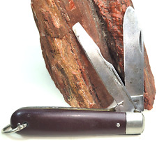Vtg Imperial Prov RI USA Lineman Pocket Jack Knife 2 Blades 3 5/8