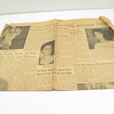 The Arlington Journal November 9 1961 Texas Newspaper Holly Harris Lee Salomon picture