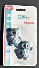 Owl Refrigerator Magnets  Vintage Arjon  Googly  Eyes 1989 NOS picture