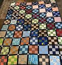 9 Patch Quilt 70’s Rare 80x120 1 Of 1 picture