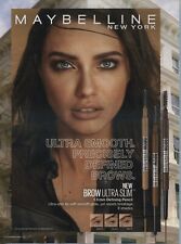 2019 Vintage Magazine Page Ad Model Adriana Lima for Maybelline picture
