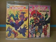 NEW Lot of 2 JUSTICE LEAGUE #1 and #2 Mini Comics from General Mills Sealed picture