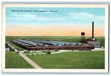 c1920's Ford Motor Company Scene Near Hammond Indiana IN Unposted Postcard picture