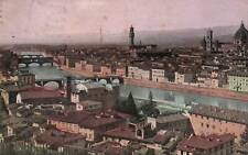 Vintage Postcard - View of Florence, Italy San Minato Plazza Vecchio Posted 1909 picture