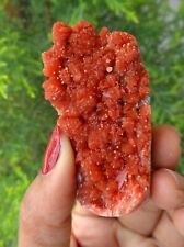 Mix Lot Of Red Stilbite, Chalcedony Coral .. ( 6 NOS ) Minerals Specimen #F43 picture