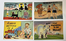 Vintage 1950's Comic Humor Postcards - Set of 4 picture