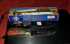 NEW CHIPAWAY CUTLERY Wolf Head Skinner Knife 12