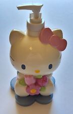 2004 Sanrio Hello Kitty Soap Dispenser Holding Pink Flowers Rare picture