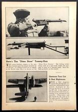 Sten Gun Mark 1 WWII 1942 pictorial British Machine Gun light weight picture