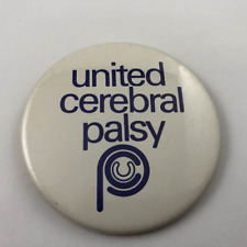 UNITED CEREBRAL PALSY Vintage Advertising Promo Button Pinback picture
