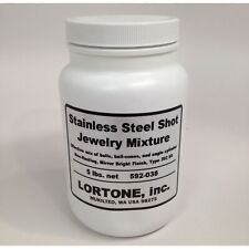 Lortone Stainless Steel Shot Mix 5 lb for Tumbling Jewelry Various Shapes picture