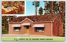 c1950s~Concord North Carolina NC~Towel Shop~Advertising~VTG Postcard picture