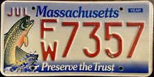 2010 Massachusetts Preserve The Trust License Plate EXPIRED picture