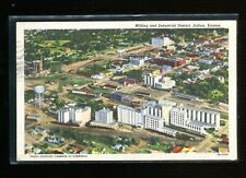 Salina KS- Kansas, Milling And Industrial District, Vintage Postcard picture