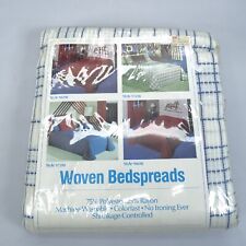 Vintage New Woven Bed Spreads Full 90x108