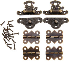 Antique Style Decorative Box Latch Hasps and Butterfly Hinges Kit for DIY Jewelr picture