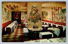 Postcard New York City La Potiniere French Restaurant W 55th St. Chrome  E846 picture