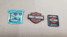 Harley Davidson Refrigerator Magnets (Set of 3) picture