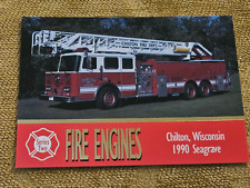 1993 Fire Engines Series 2 #151 Chilton, Wisconsin 1990 Seagrave picture