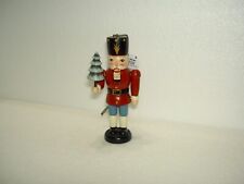 Käthe Wohlfahrt Handmade Wooden Christmas Ornament - Soldier w/Tree Nutcracker picture
