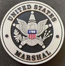 US Marshals Service - Special Edition SILVER + RWB seal vinyl patch-Very Rare picture