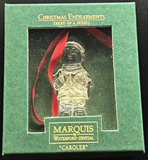 Waterford Crystal 1997 Child Caroler Christmas Third Series Ornament New picture