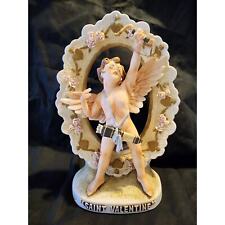 RARE Vintage Bisque Ridgewood Saint Valentine Cupid Figurine Leyendecker LE picture