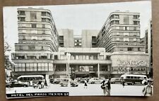 Hotel Del Prado. Mexico City Real Photo Postcard. RPPC Vintage 1949 picture