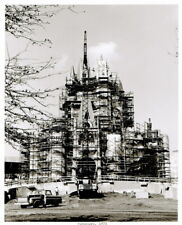 Vintage DISNEY WORLD CONSTRUCTION 8x10 PHOTO, CINDERELLA CASTLE BASEMENT LEVEL picture