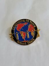 Celebrating 50 Years School Meals Lapel Pin picture