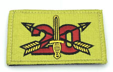 U.S. Army, 20th Special Forces Group Hook & Loop Patch - NOS picture