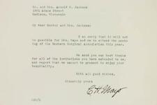 NobleSpirit {3970} Rare 1932 Surgeon Charles Horace Mayo Signed Letter picture