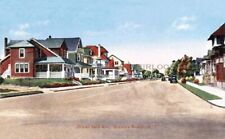 1930’s Bradley Beach NJ Ocean Park Ave Jersey Shore Vintage Postcard Art Print picture