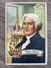 1956 Topps US Presidents Thomas Jefferson #5 centered Exmint picture