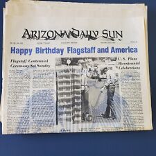 Arizona DAILY SUN Newspaper July 3 1976 Flagstaff Arizona  picture