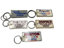 Lot of 5 Automotive Vtg rubber advertising promotional novelty key chain picture