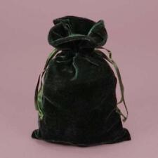 Hunter green velvet 6x9 tarot and dice bag Pouch Bag With Drawstring Jewelry bag picture